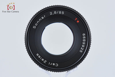 【中古】CONTAX コンタックス Carl Zeiss Sonnar 85mm f/2.8 T* MMJ