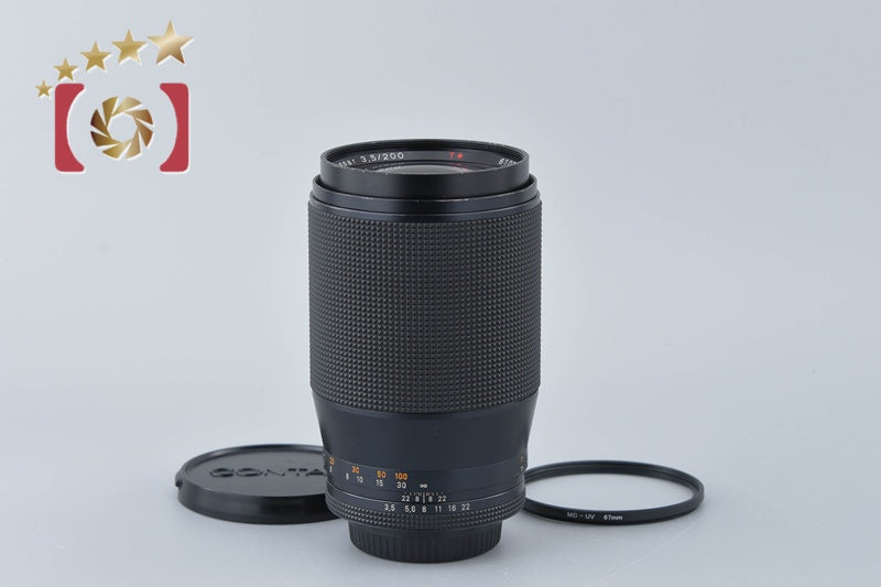 【中古】CONTAX コンタックス Carl Zeiss Tele Tessar 200mm f/3.5 T* AEG