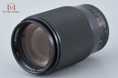 【中古】CONTAX コンタックス Carl Zeiss Tele Tessar 200mm f/3.5 T* AEG