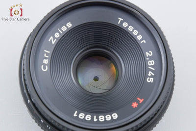 【中古】CONTAX コンタックス Carl Zeiss Tessar 45mm f/2.8 T* AEJ