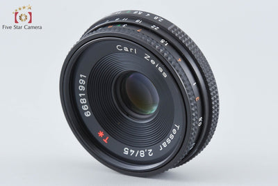 【中古】CONTAX コンタックス Carl Zeiss Tessar 45mm f/2.8 T* AEJ
