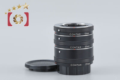 【中古】CONTAX コンタックス エクステンションチューブ 13mm + 20mm + 27mm