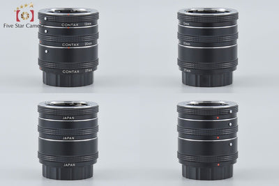 【中古】CONTAX コンタックス エクステンションチューブ 13mm + 20mm + 27mm