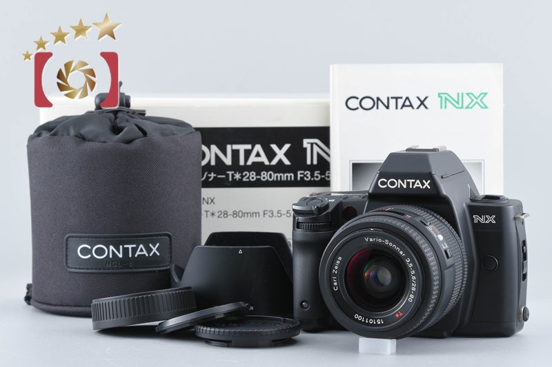 【中古】CONTAX コンタックス NX + Carl Zeiss Vario-Sonnar 28-80mm f/3.5-5.6 T* 元箱付き