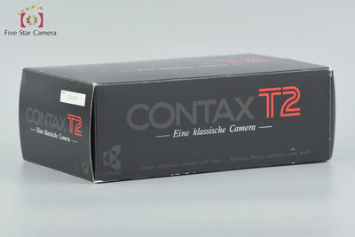 【中古】CONTAX コンタックス T2 コンパクトフィルムカメラ データバック付属 元箱付き