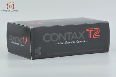 【中古】CONTAX コンタックス T2 コンパクトフィルムカメラ データバック付属 元箱付き