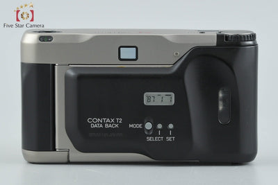 【中古】CONTAX コンタックス T2 コンパクトフィルムカメラ データバック付属 元箱付き