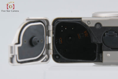 【中古】CONTAX コンタックス Tix シルバー コンパクトフィルムカメラ 元箱付き