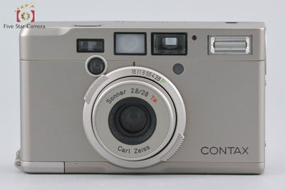 【中古】CONTAX コンタックス Tix シルバー コンパクトフィルムカメラ 元箱付き