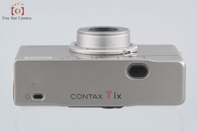 【中古】CONTAX コンタックス Tix シルバー コンパクトフィルムカメラ 元箱付き