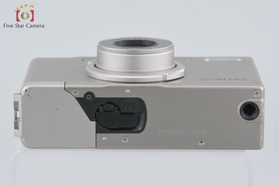【中古】CONTAX コンタックス Tix シルバー コンパクトフィルムカメラ 元箱付き