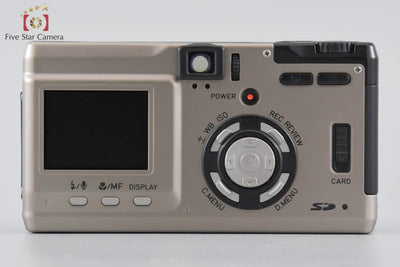 【中古】CONTAX コンタックス Tvs DIGITAL チタン コンパクトデジタルカメラ 元箱付き