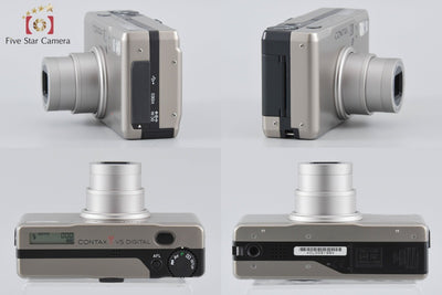【中古】CONTAX コンタックス Tvs DIGITAL チタン コンパクトデジタルカメラ 元箱付き