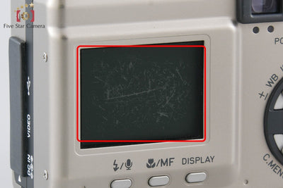 【中古】CONTAX コンタックス Tvs DIGITAL チタン コンパクトデジタルカメラ 元箱付き