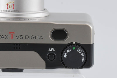 【中古】CONTAX コンタックス Tvs DIGITAL チタン コンパクトデジタルカメラ 元箱付き