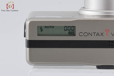 【中古】CONTAX コンタックス Tvs DIGITAL チタン コンパクトデジタルカメラ 元箱付き