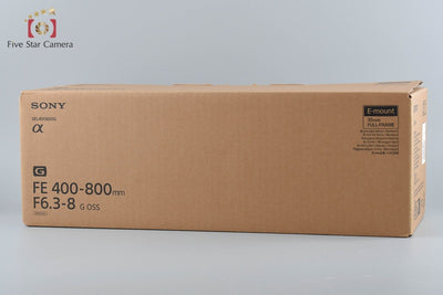 【中古】SONY ソニー FE 400-800mm f/6.3-8 G OSS SEL400800G 元箱付き