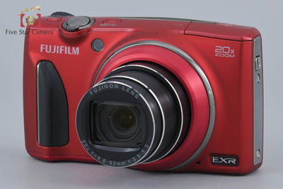 Used Fujifilm FinePix F900EXR Red Compact Digital Camera with Original Box