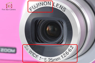 [Used] FUJIFILM FinePix JX300 Pink Compact Digital Camera with Original Box
