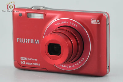 Used FUJIFILM FinePix JX600 Red Compact Digital Camera