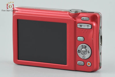 Used FUJIFILM FinePix JX600 Red Compact Digital Camera