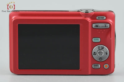 Used FUJIFILM FinePix JX600 Red Compact Digital Camera