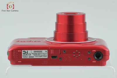 Used FUJIFILM FinePix JX600 Red Compact Digital Camera