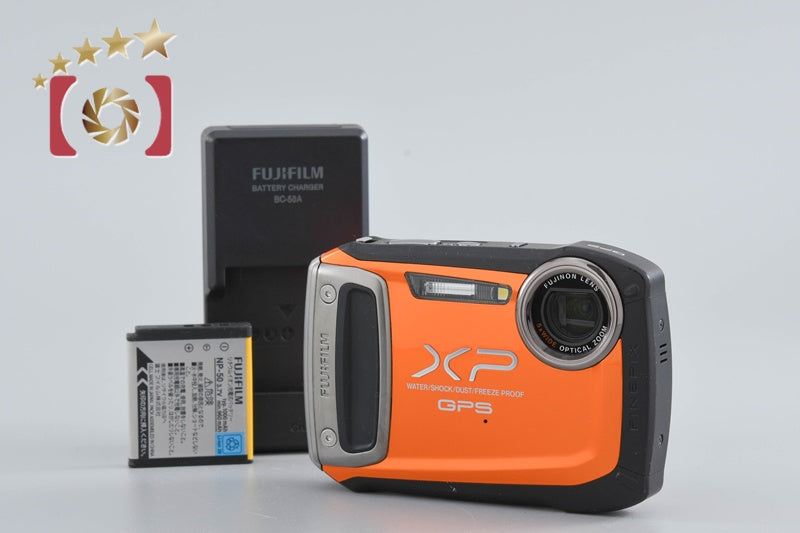 【中古】FUJIFILM 富士フイルム FINEPIX XP150 オレンジ コンパクトデジタルカメラ