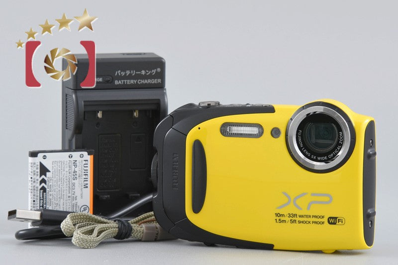 【中古】FUJIFILM 富士フイルム FINEPIX XP70 イエロー コンパクトデジタルカメラ