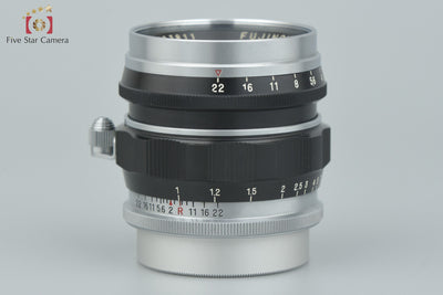 [Used] FUJIFILM Fujinon L 50mm f/2 L39 Leica Screw Mount