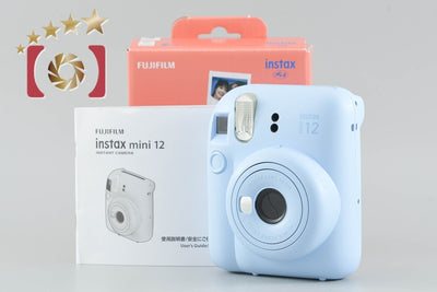 [Used] FUJIFILM instax mini 12 Pastel Blue Instant Camera with Original Box
