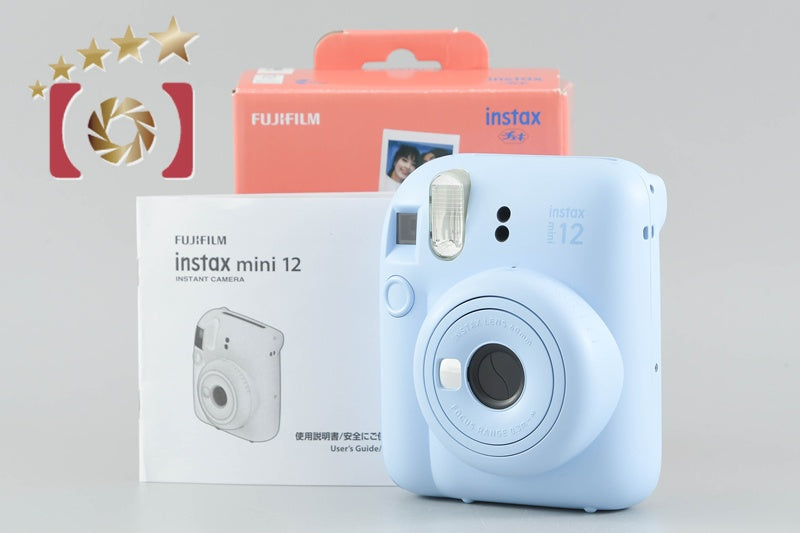 [Used] FUJIFILM instax mini 12 Pastel Blue Instant Camera with Original Box