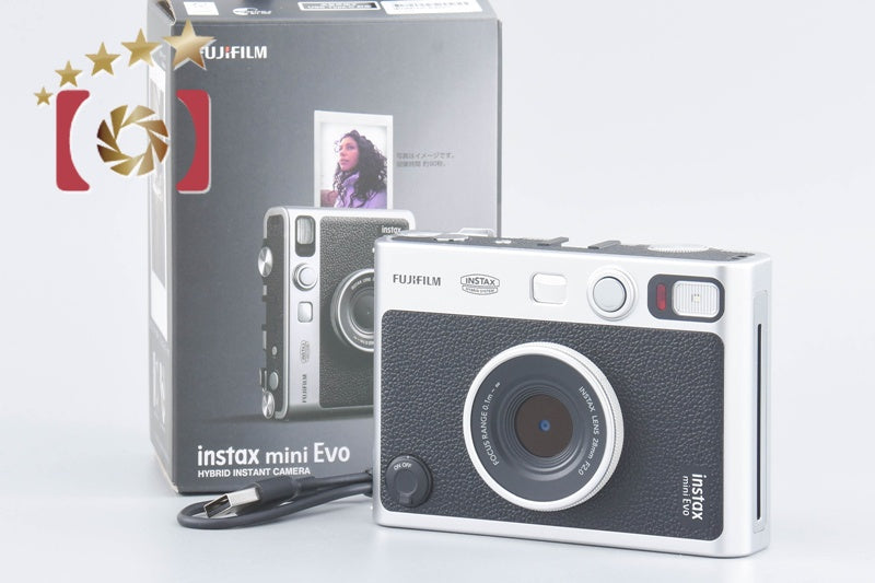 [Used] FUJIFILM instax Mini Evo Black Instant Camera with Original Box