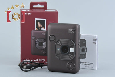 [Used] FUJIFILM instax mini LiPlay Deep Bronze with original box