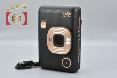 FUJIFILM instax mini LiPlay Black Instant Camera