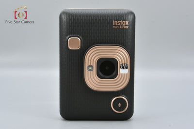 FUJIFILM instax mini LiPlay Black Instant Camera