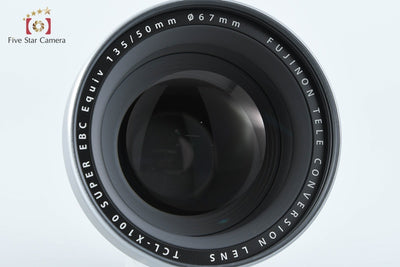 【Used】FUJIFILM TCL-X100 Tele Conversion Lens Silver