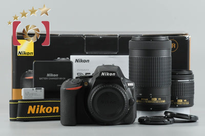 【Used】Nikon D5600 Double Zoom Kit, Low Shutter Count, With Original Box