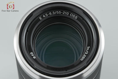 [Used] SONY E 55-210mm f/4.5-6.3 OSS SEL55210 Silver