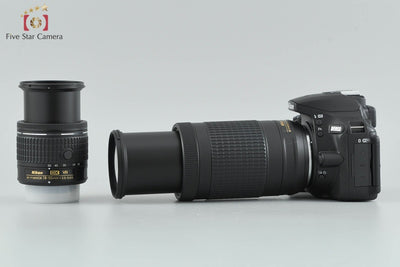 【Used】Nikon D5600 Double Zoom Kit, Low Shutter Count, With Original Box