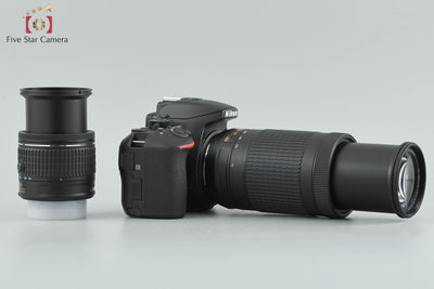 【Used】Nikon D5600 Double Zoom Kit, Low Shutter Count, With Original Box