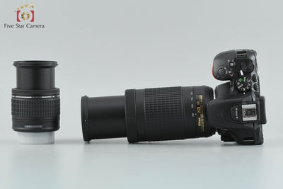 【Used】Nikon D5600 Double Zoom Kit, Low Shutter Count, With Original Box