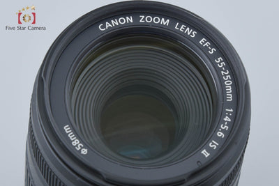 【中古】Canon キヤノン EF-S 55-250mm f/4-5.6 IS II