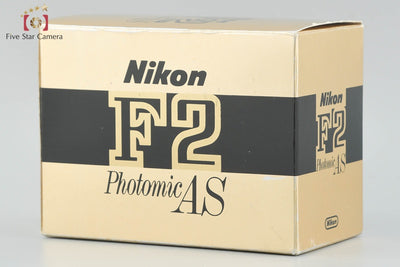 [Unused, Opened Box] Nikon F2 Photomic AS Silver Film SLR Camera