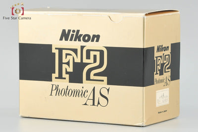 [Unused, Opened Box] Nikon F2 Photomic AS Silver Film SLR Camera