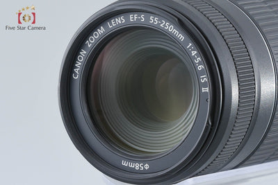 【中古】Canon キヤノン EF-S 55-250mm f/4-5.6 IS II