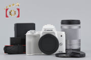 [Used] Canon EOS Kiss M White EF-M 18-150 IS STM Lens Kit
