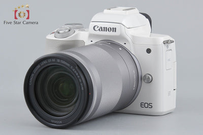 [Used] Canon EOS Kiss M White EF-M 18-150 IS STM Lens Kit