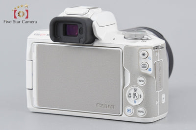 [Used] Canon EOS Kiss M White EF-M 18-150 IS STM Lens Kit