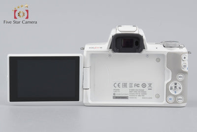 [Used] Canon EOS Kiss M White EF-M 18-150 IS STM Lens Kit